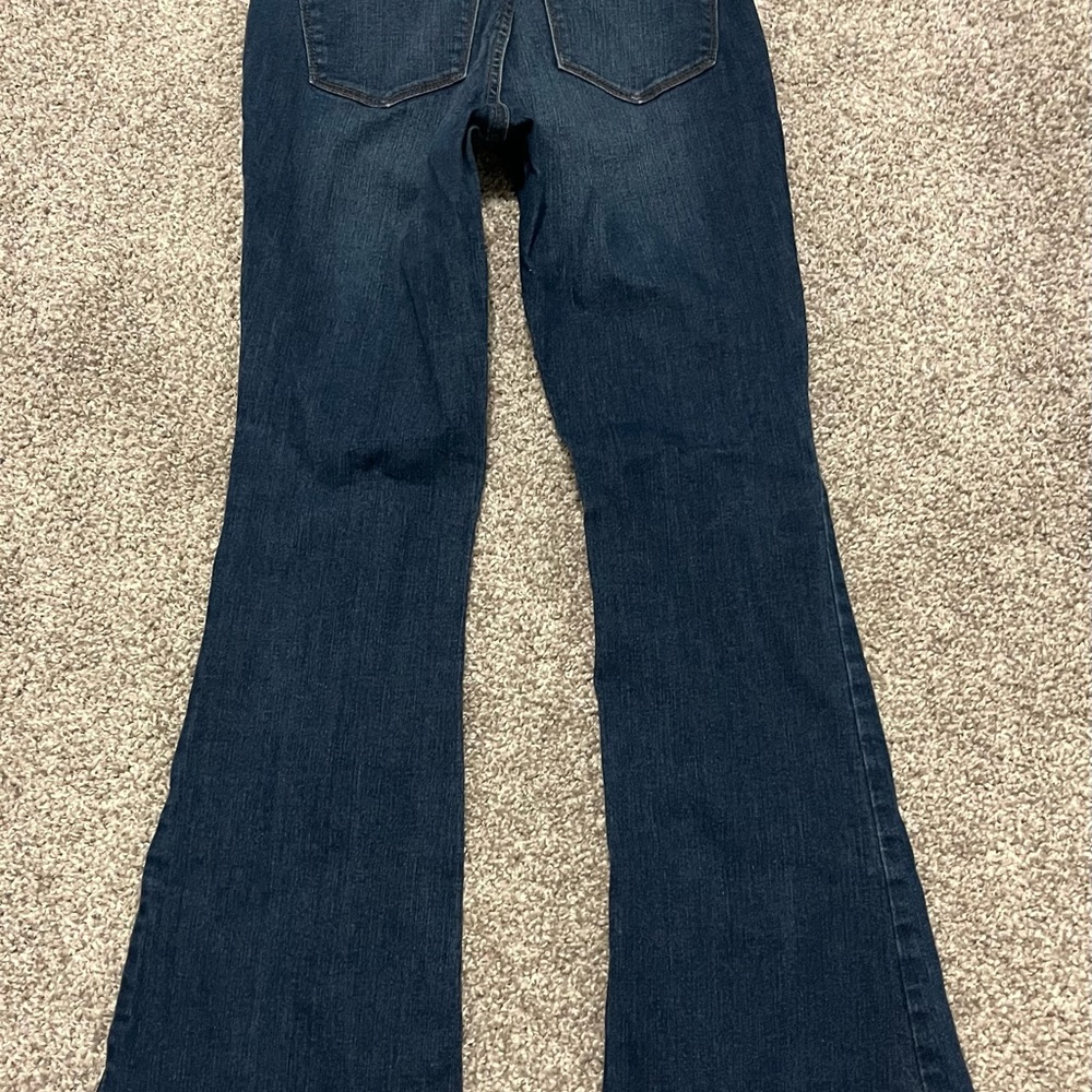 Sofia by Sofia Vergara Dark Blue Boot Cut Jeans Size 0 - Picture 3 of 4